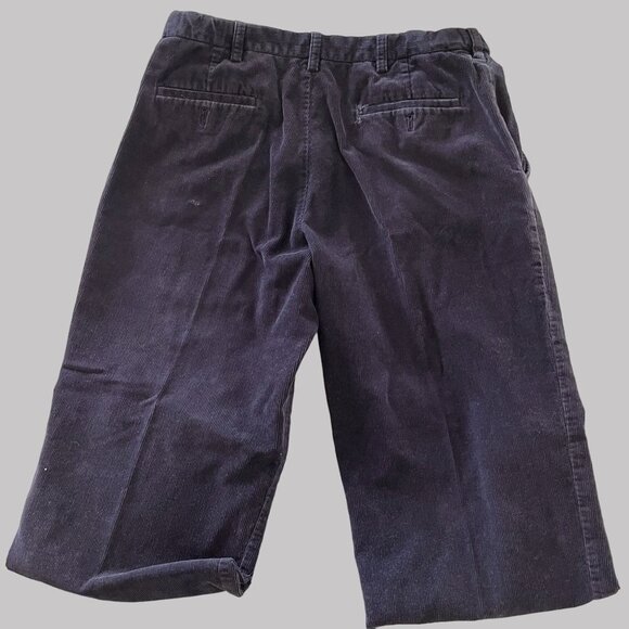 Vtg 90s Corduroy Pants Adult 36x29 Straight Fit 5-Pocket Stretch Pleated Mens - Picture 6 of 10